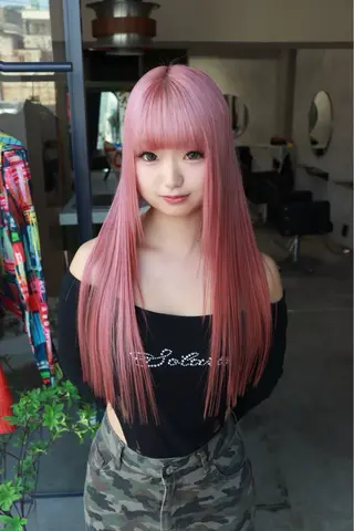 ロング カラー 🧡色落ちまで2度綺 麗なカラー🧡ヨシキのヘアスタイル