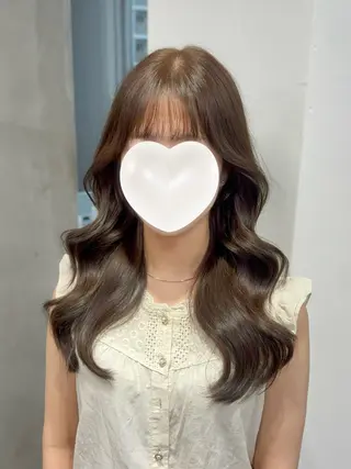 ロング 🤍韓国ヘア/ 楓🤍のヘアスタイル