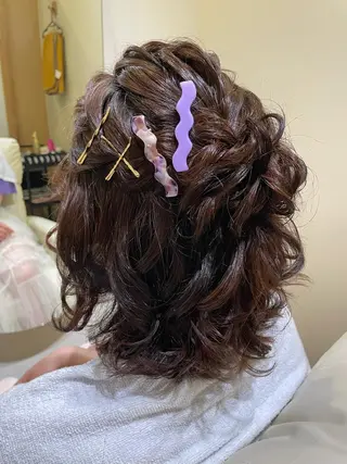 ミディアム times salon所属・ボウ🪞ヘアセット /マツパ/眉毛のヘアスタイル