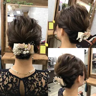 ミディアム ヘアアレンジ beauty salon Atora所属・大賀 海夕の眉毛・アイブロウイメージ