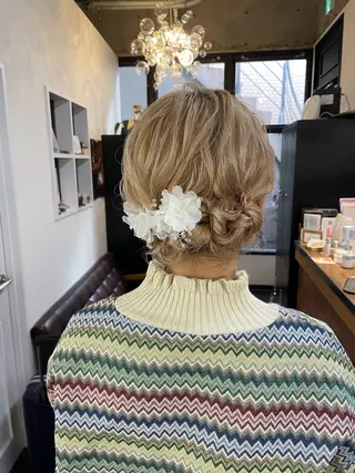 ミディアム ヘアアレンジ Stir maison[ステアメゾン]所属・layer cut /MIKUのヘアスタイル