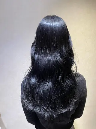 ロング カラー 柳井 準平のヘアスタイル