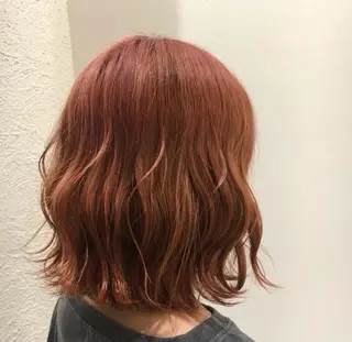 ミディアム カラー 相庭 恋のヘアスタイル