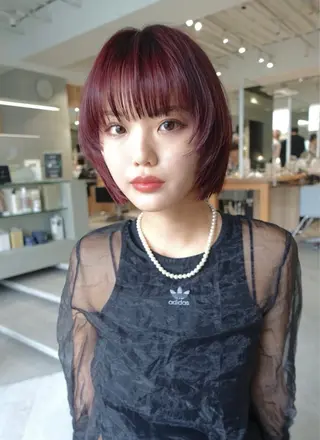 ショート カラー ミンクス銀座店所属・MINX 外山 海成/銀座のヘアスタイル
