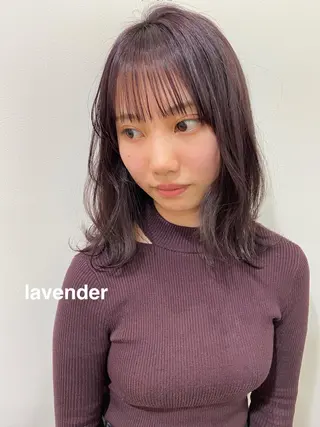 ミディアム カラー ヘアアレンジ merc.🌿💚 八幡真衣のヘアスタイル