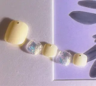 ネイル candy nail 韓国風ワンホンネイルのネイルデザイン