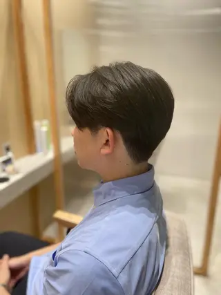 ミディアム メンズ 🦉静かに過ごしたい 方、個室席🦉タナカのヘアスタイル