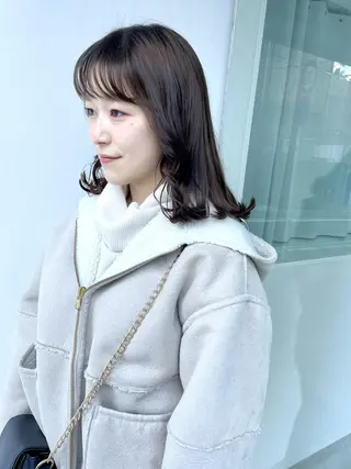 セミロング カラー 🍨モテベージュ🩰 miraiのヘアスタイル