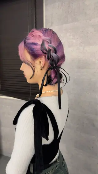 ロング 🎀ハイトーン特化 konomi🎀のヘアスタイル