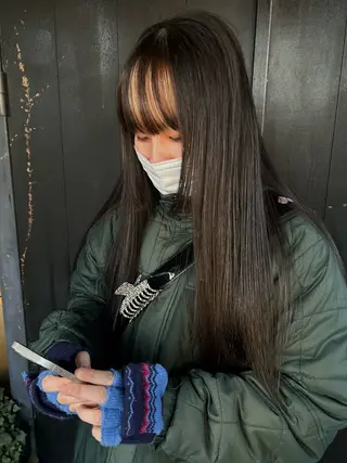ロング カラー 太田 妃香/岡崎美容室のヘアスタイル