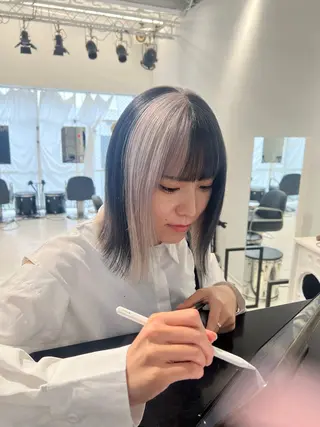 ミディアム カラー HARU//原宿🤍 リピート率NO.1のヘアスタイル