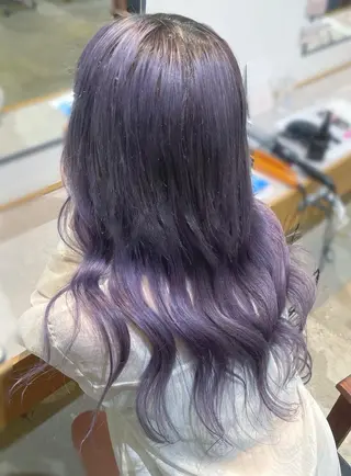 ロング カラー NATSUMI 🐻❄️🤍のヘアスタイル