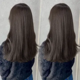 ロング カラー 赤み無し柔らかカラー 【梅田】madokaのヘアスタイル