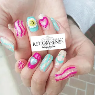 ネイル RE'COMPENSE所属・れこん ぱんすのネイルデザイン