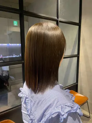 セミロング カラー elima 調布所属・ちせ/ 透明感カラー /調布˚ 🦢₊✧のヘアスタイル