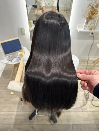 ロング 山崎結菜 🫧透明感カラーのヘアスタイル