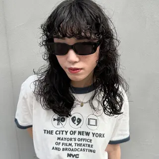ロング パーマ FBeauty 青山店所属・パーマ特化美容師 表参道のヘアスタイル