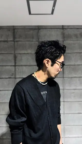 ミディアム 前田 翔哉のヘアスタイル