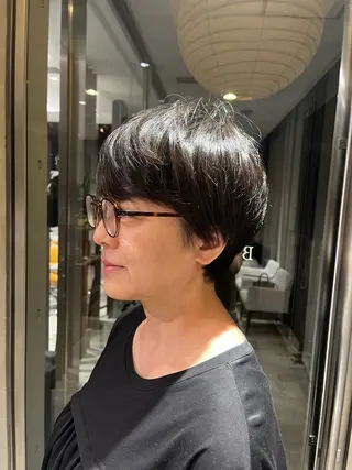 ショート 田内 満里奈のヘアスタイル