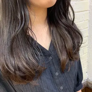 セミロング カラー Door代官山所属・詩織/パーマ /代官山のヘアスタイル