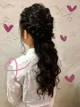 ロング ヘアアレンジ tocca八王子 AYAKAのヘアスタイル