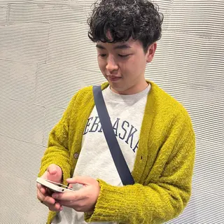 ショート パーマ メンズ QUENCH hair design所属・Kinoshita Akieのヘアスタイル