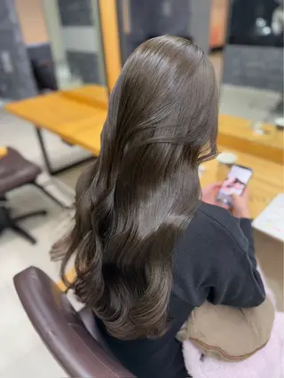 ロング 髙宮壮真/メンズ 🍑暖色カラー🍑のヘアスタイル