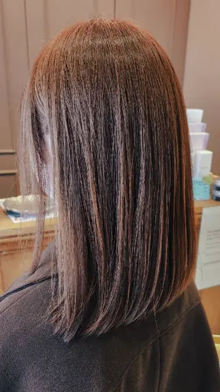 ミディアム GOOD NEIGHBORS 水戸赤塚所属・植田 沙織のヘアスタイル