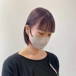 ショート カラー 透明感カラー🫧 ベージュ✴︎meiのヘアスタイル