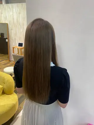 ロング カラー 杉森 蘭琉のヘアスタイル