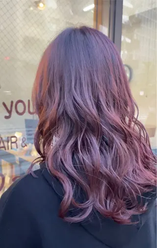 ロング カラー ️🫧押上️🫧はな 🫧うる艶パーマのヘアスタイル