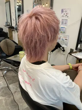 ミディアム メンズ レディースモデル💞 ユイ🎀のヘアスタイル