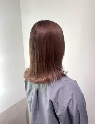 ミディアム カラー Okano Mahoのヘアスタイル