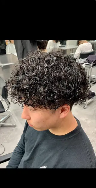 パーマ メンズ シャドウパーマ/ メンズ/KENTAのヘアスタイル