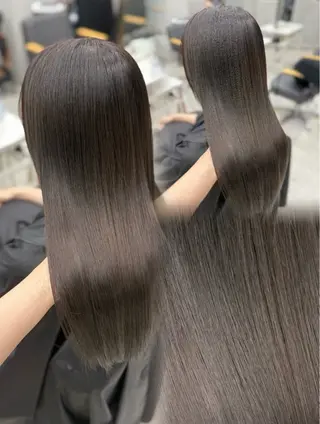 ロング 似合わせカラー💛 新宿　本多恵美のヘアスタイル