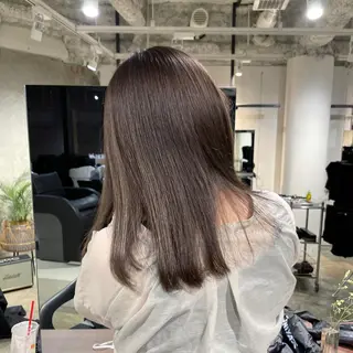 セミロング カラー 髪質改善/似合わせ カラー/レイヤーのヘアスタイル