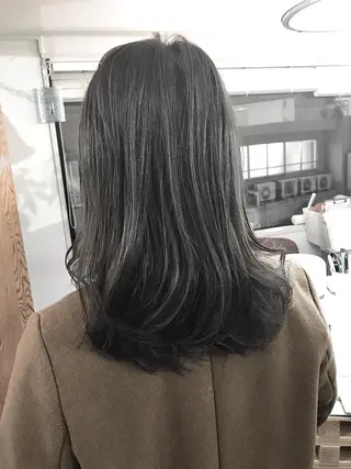 セミロング カラー 💎髪質改善💎 デザイナーshinのヘアスタイル