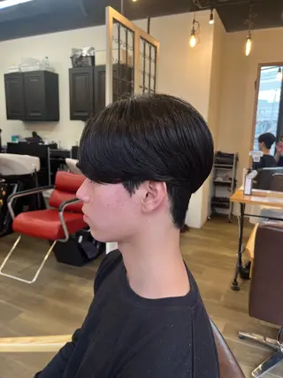 ショート パーマ メンズ 韓国風メンズ/毛流れ ヘアなら須田龍世のヘアスタイル