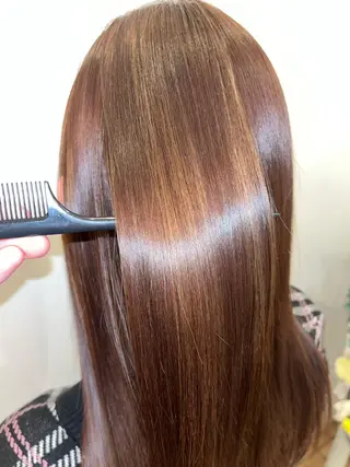 セミロング 長谷川 湧のヘアスタイル