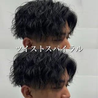 ショート パーマ メンズ メンズ特化美容師 東條 夏翔のヘアスタイル