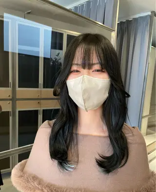 ロング カラー ヘアアレンジ 艶髪/レイヤーカット 🐣misakiのヘアスタイル