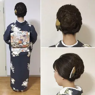 ミディアム ヘアアレンジ KANA カナのマツエク・マツパデザイン