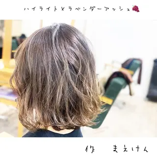 ミディアム カラー 前田 健太のヘアスタイル