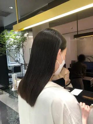 セミロング Sayu🤍ktwo -nagoyaのヘアスタイル