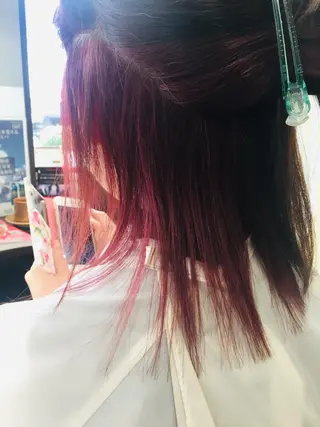 ミディアム カラー 阿久津 泰幸のヘアスタイル