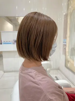 ミディアム カラー 田中 あかねのヘアスタイル
