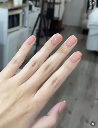 ネイル 山下 オレンジのネイルデザイン