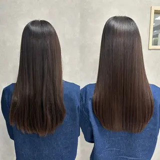 髪質改善🍏縮毛矯正 /ブリーチ矯正岡部のヘアスタイル