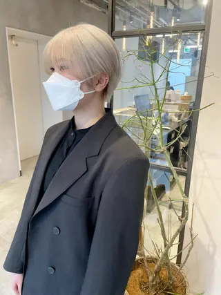 ショート カラー SALOWIN原宿iori B１階所属・🫧美髪育成美容師 WASHIZU🫧のヘアスタイル