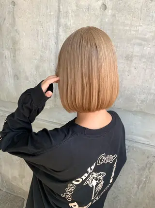 ミディアム くすみミルクティー/ ブラウン🪡TOWAのヘアスタイル